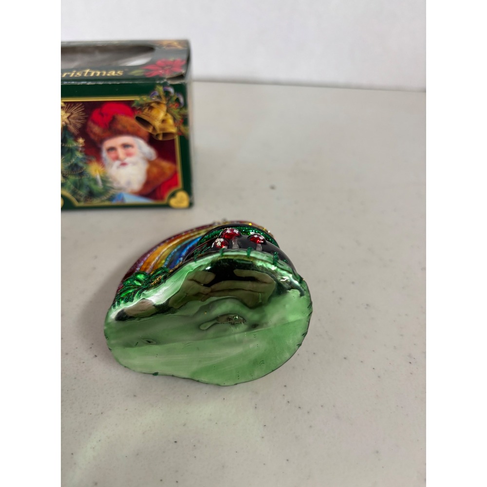 Old World Christmas Pot of Gold Rainbow Glass Ornament St Patricks Day 12437 - Picture 5 of 5